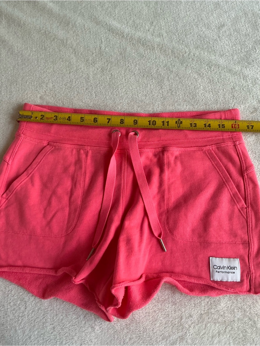 Calvin Klein Performance Shorts - Neon Pink - Size M - Picture 7 of 11